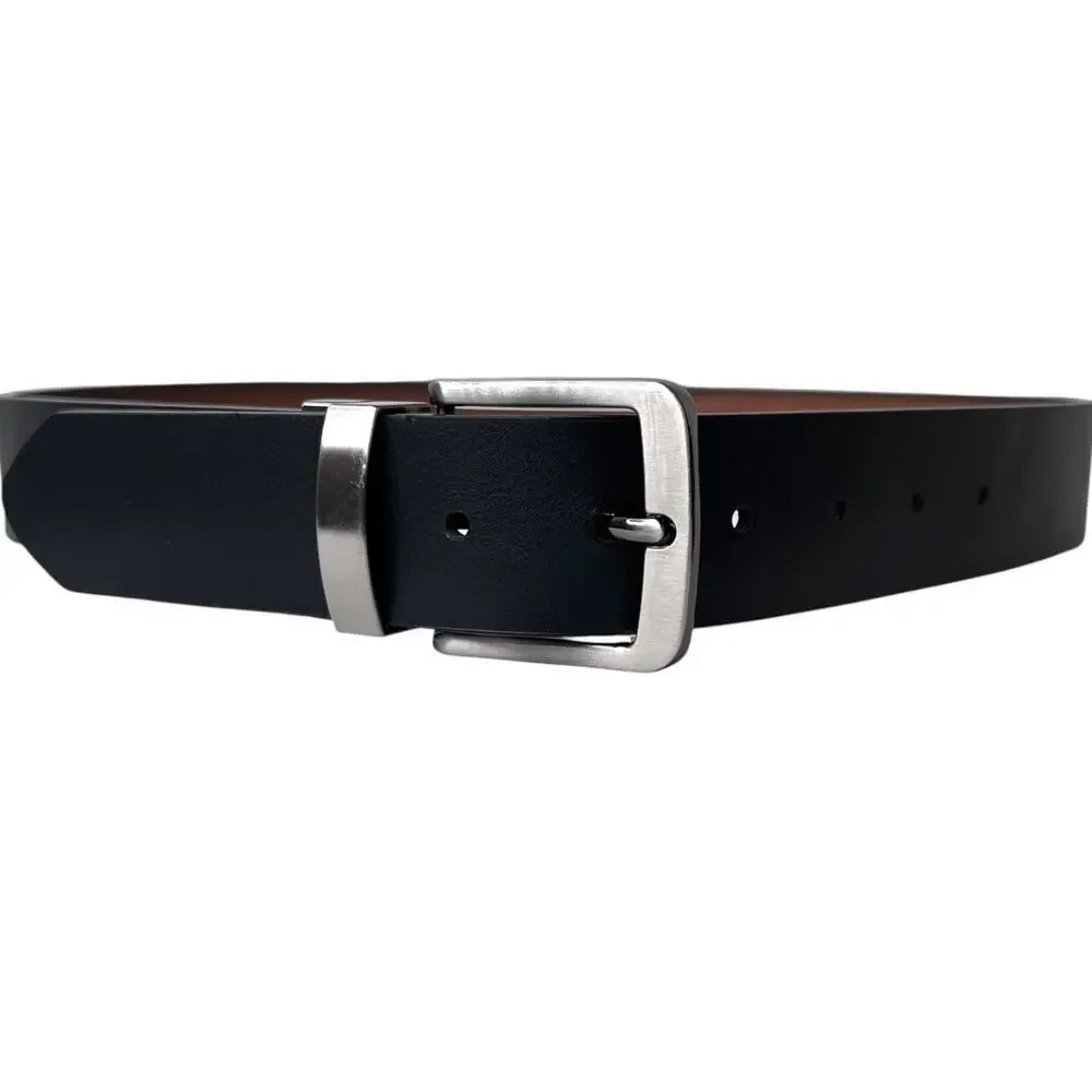 Dickies Reversible Leather Belt in Black & Brown Fits Men's Waist 30- 36